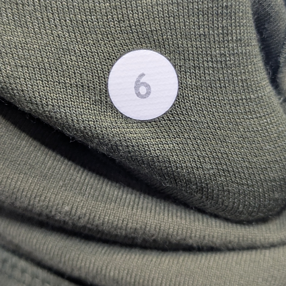 Lululemon Wunder Under High Rise Tech Olive Green Size 6 - Picture 2 of 6